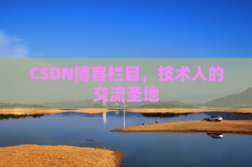 CSDN博客栏目，技术人的交流圣地